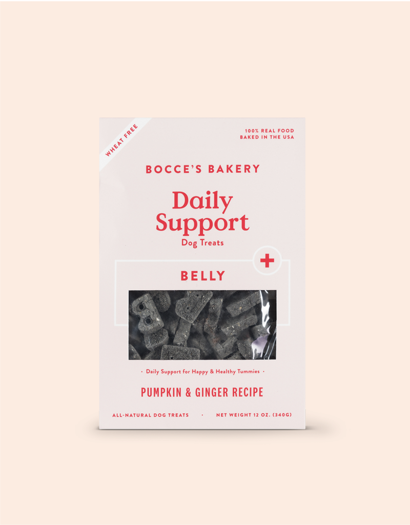 Bocce's Bakery Bocce's Bakery Daily Support biscuits: Belly (pumpkin, ginger, charcoal) 12oz