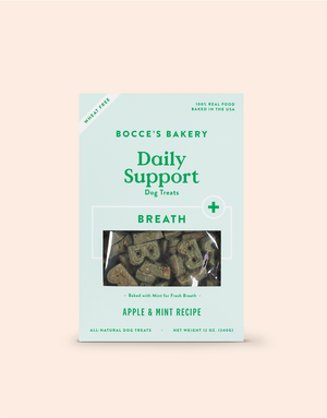 Bocce's Bakery Bocce's Bakery Daily Support biscuits: Breath (apple & mint) 12oz