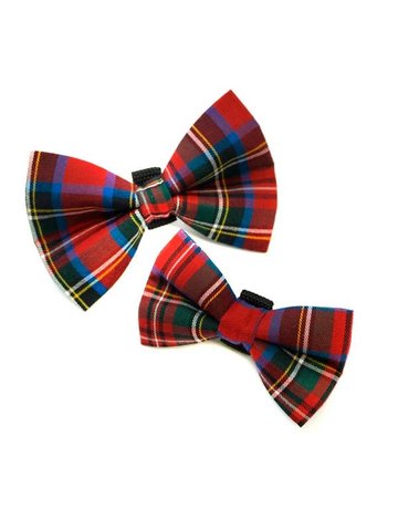Winthrop Clothing Co. bow tie - red tartan