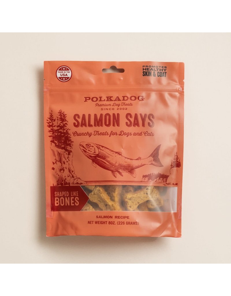 Polkadog Bakery Polkadog Salmon Says treats  8oz