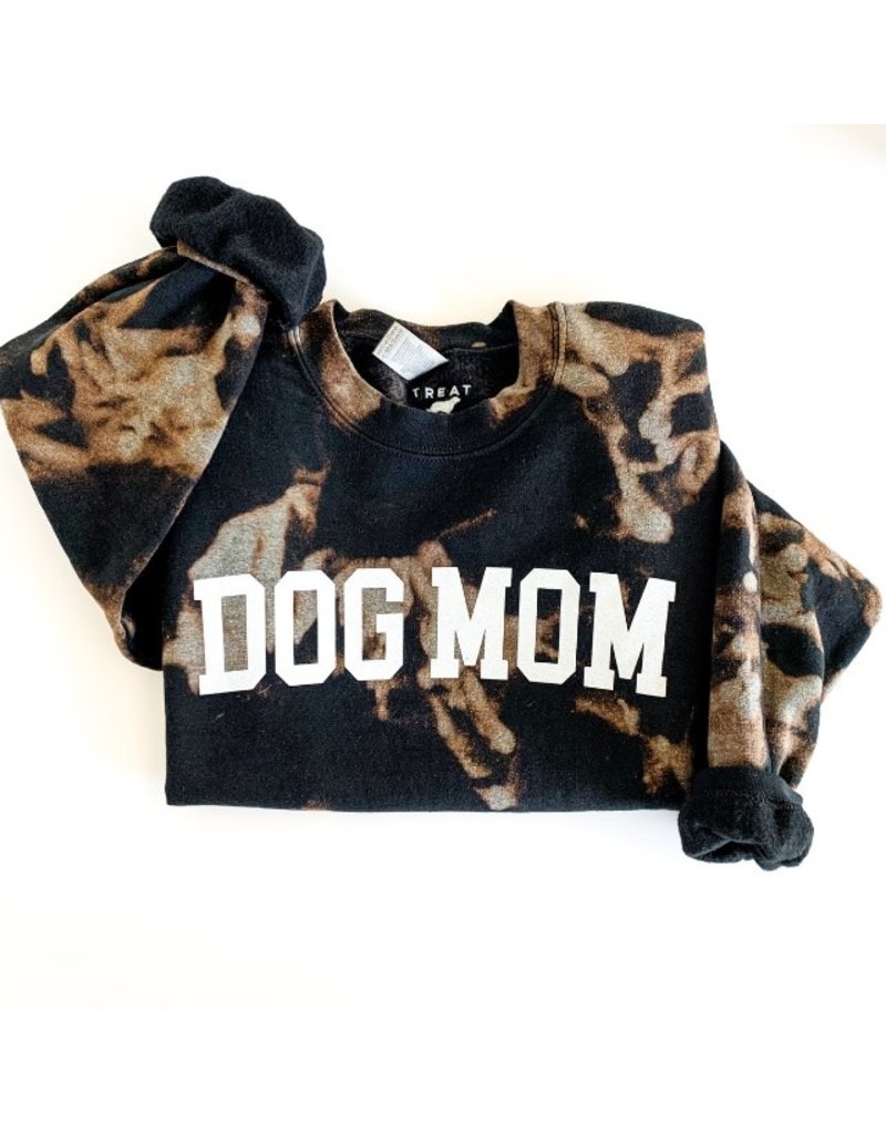 Treat Dreams Apparel DOG MOM Bleached sweatshirt