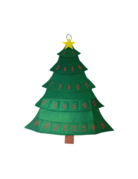 Middle Designs Felt Christmas Tree Advent Calendar
