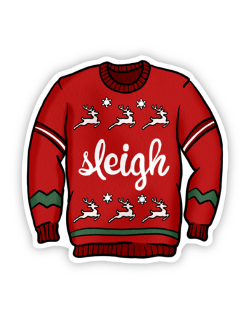 Big Moods decal - Sleigh Sweater