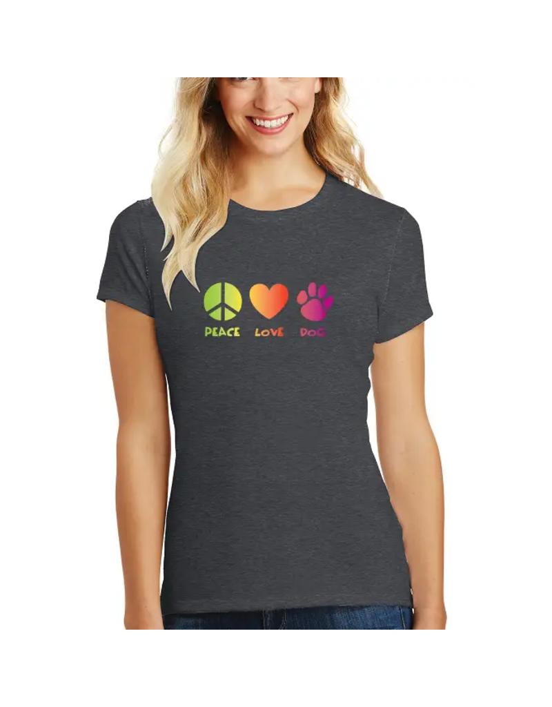 WOS Peace Love Dog t-shirt