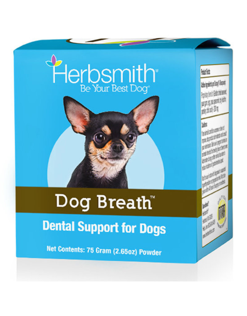Herbsmith Dog Breath Dental Support for Dogs powder