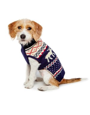 fabdog fabdog Moose Fairisle Sweater - navy