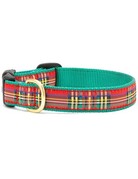 Up Country Christmas Sparkle Plaid collar