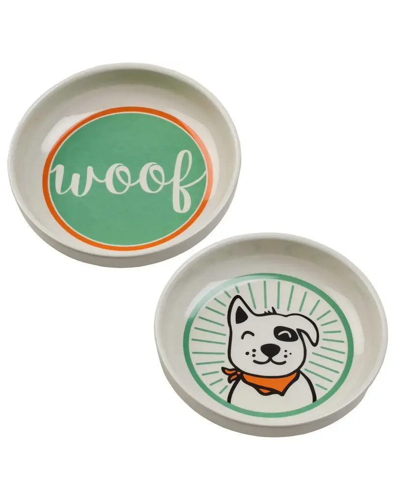 Speckle & Spot by Ore' Originals Lucky Dog bowl set