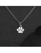 Nina Designs Pawprint sterling silver necklace 18"