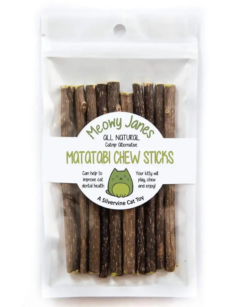 Meowy Janes Meowy Janes Matatabi Chew Sticks - catnip alternative