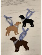 Lemon House Design Preppy Labrador ornament