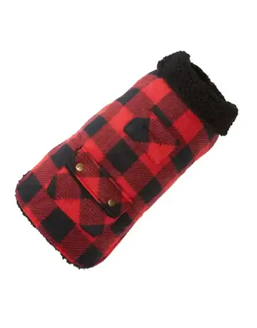 Up Country Up Country Buffalo Plaid fleece coat