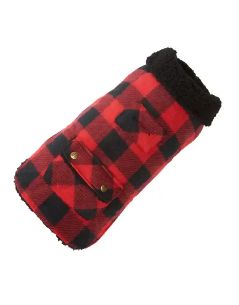 Up Country Up Country Buffalo Plaid fleece coat