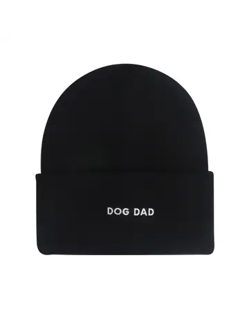 Hatphile DOG DAD Embroidered Knit Beanie