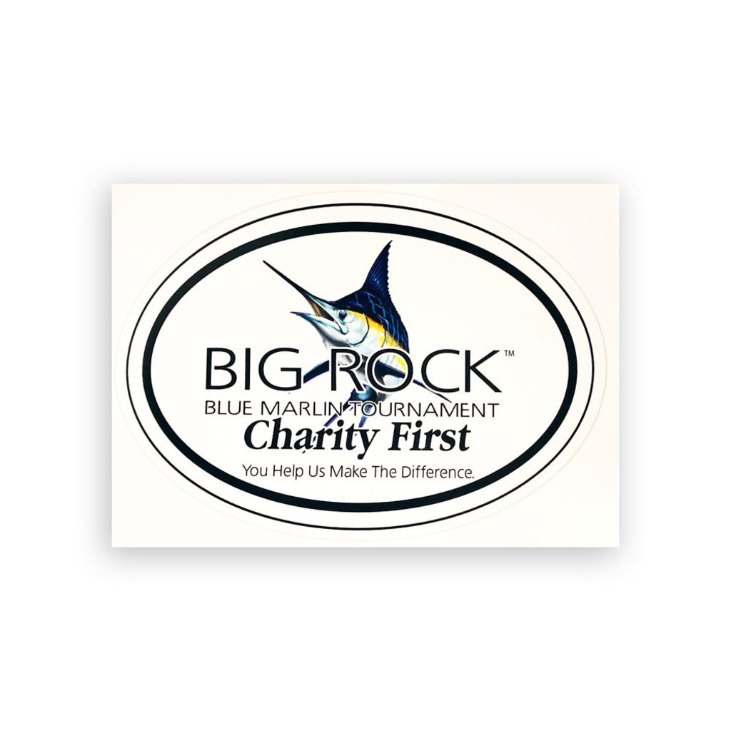 Big Rock Big Rock Charity First Oval Sticker