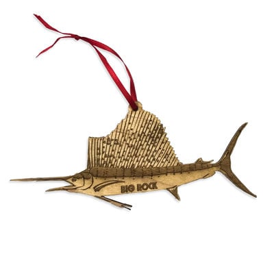 Big Rock Wood Ornament | Sailfish