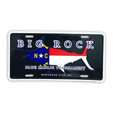 Big Rock NC Flag License Plate