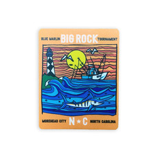 Big Rock Marlin Split Scene Sticker