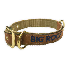 Big Rock Leather Dog Collar