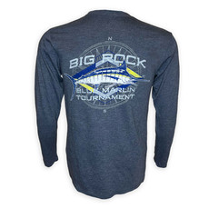 Big Rock Marlin Compass Tri-Blend Long Sleeve T-Shirt