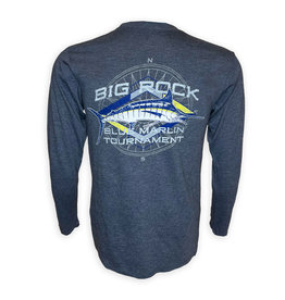 Big Rock Marlin Compass Tri-Blend Long Sleeve T-Shirt | 2 Colors