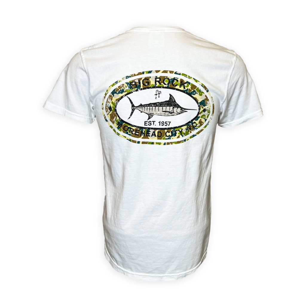 Big Rock Camo Marlin Oval Short Sleeve T-Shirt