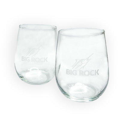 Big Rock Streak Wine Glass Set