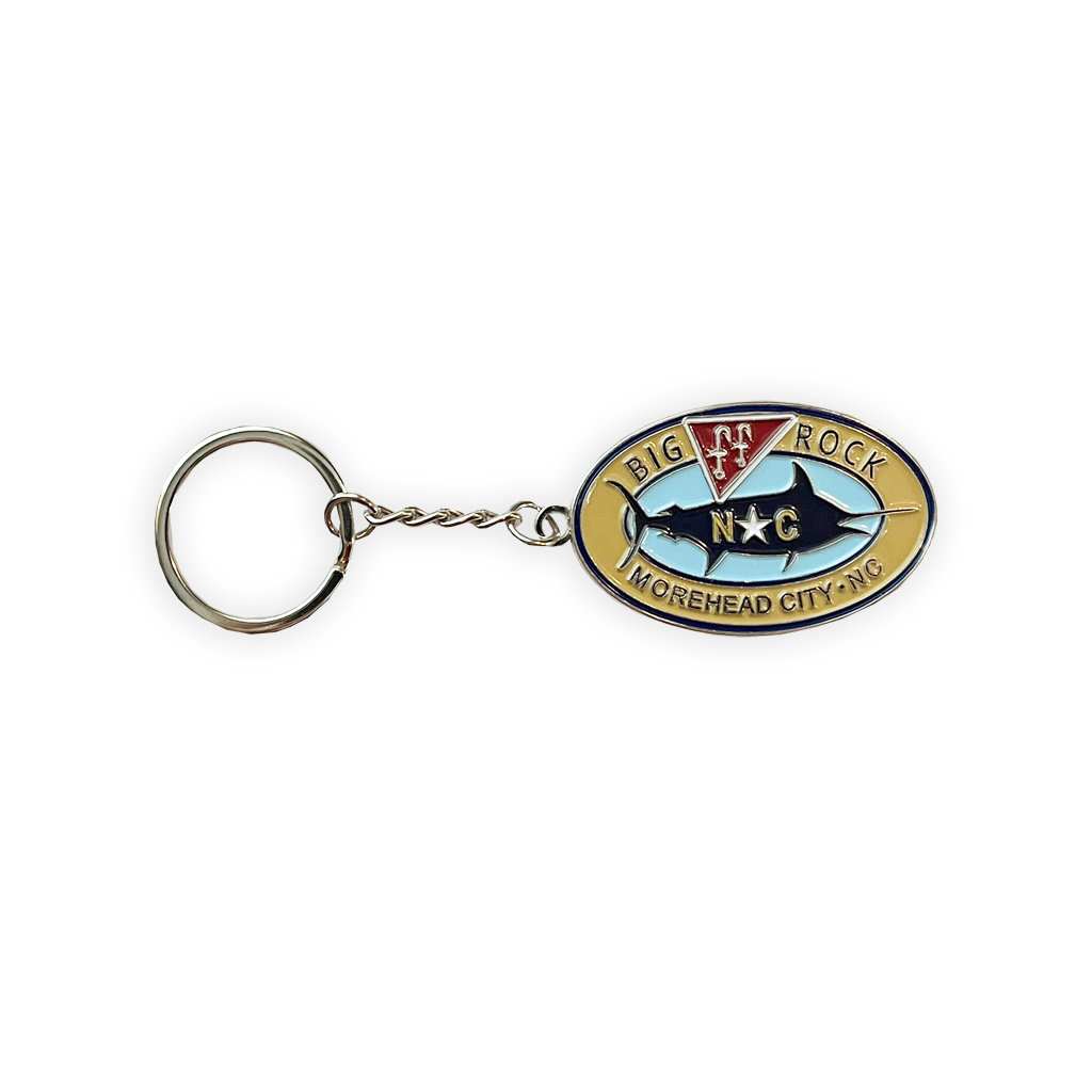 Big Rock BR Oval Keychain