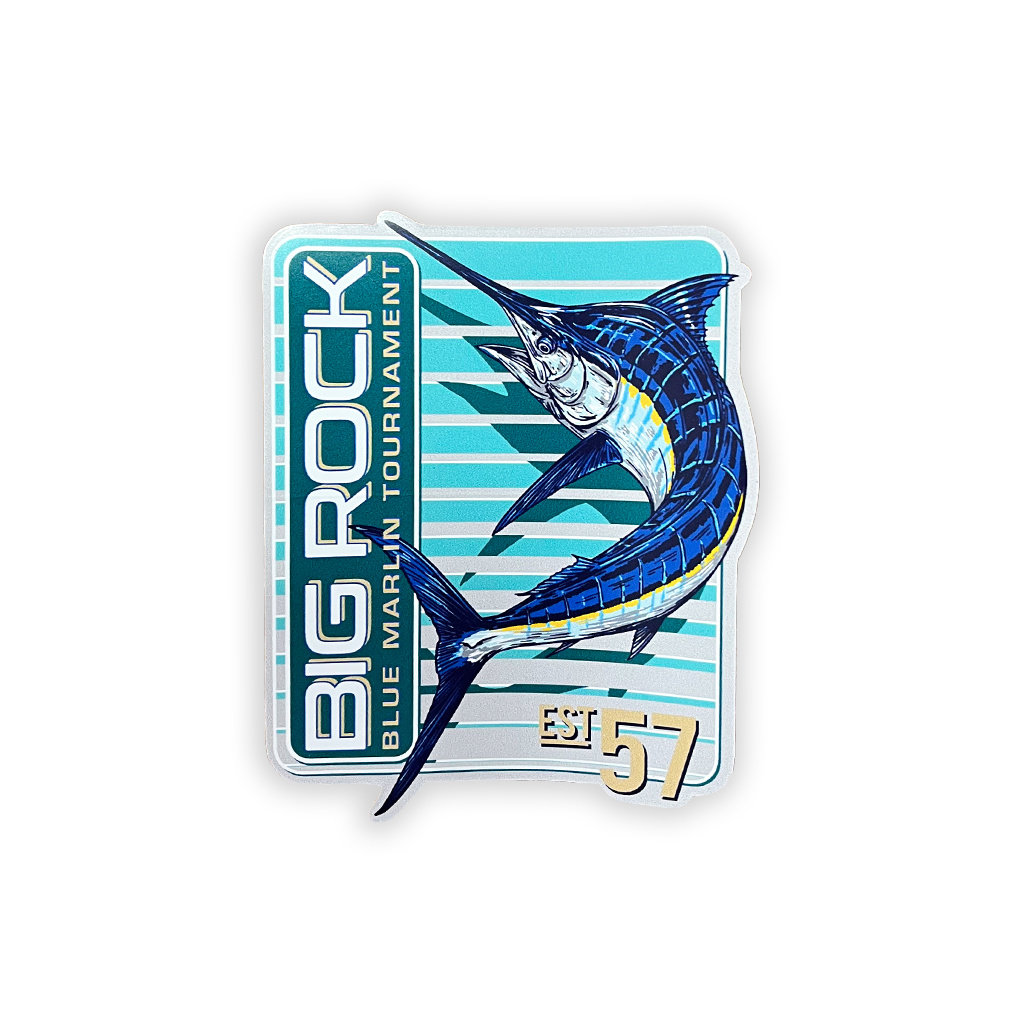Big Rock 80s Marlin Sticker