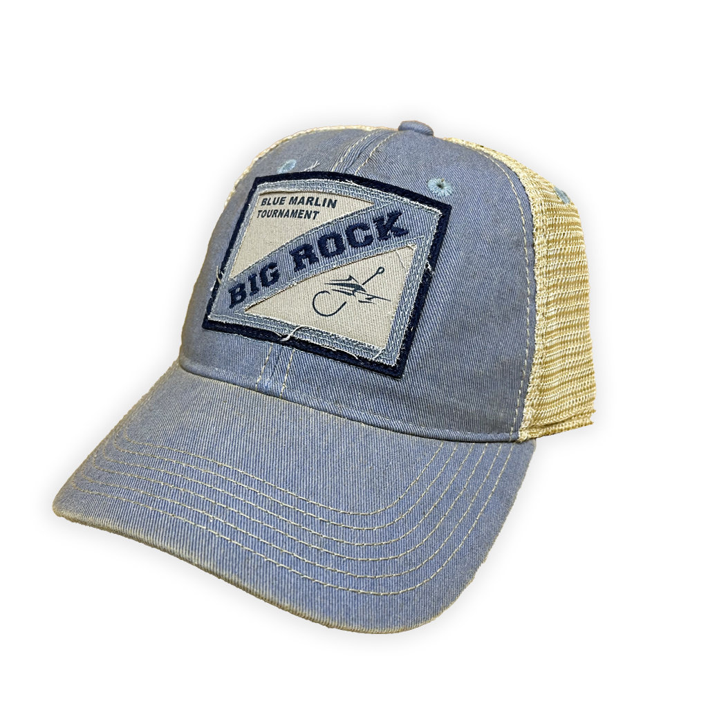 Big Rock Marlin Flag Trucker Hat