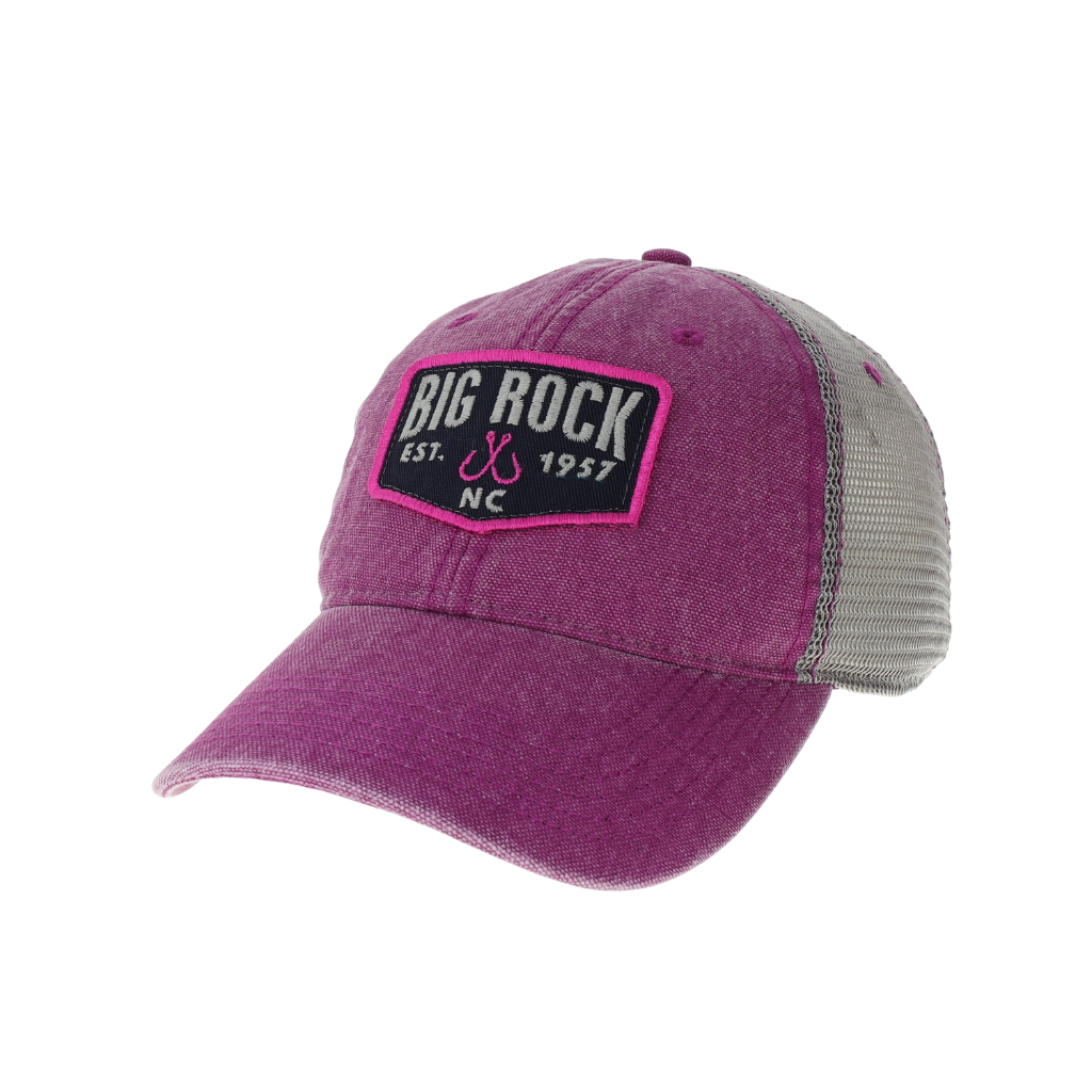 Big Rock Double Hooks Patch Trucker Hat