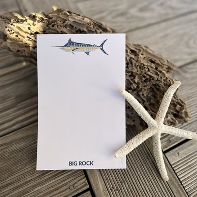 Big Rock Marlin Notepad