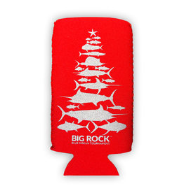 Big Rock Red Fish Tree Koozie | Slim & Regular