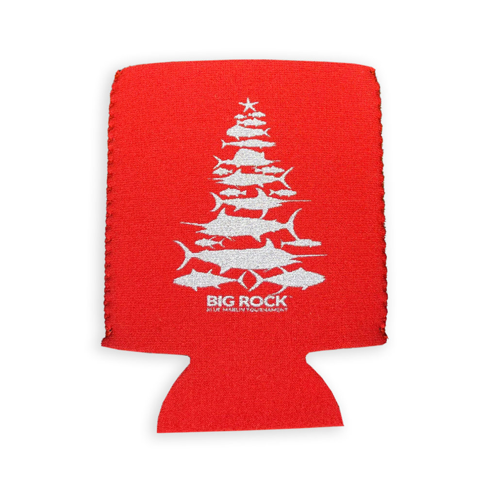 Big Rock Red Fish Tree Koozie | Slim & Regular