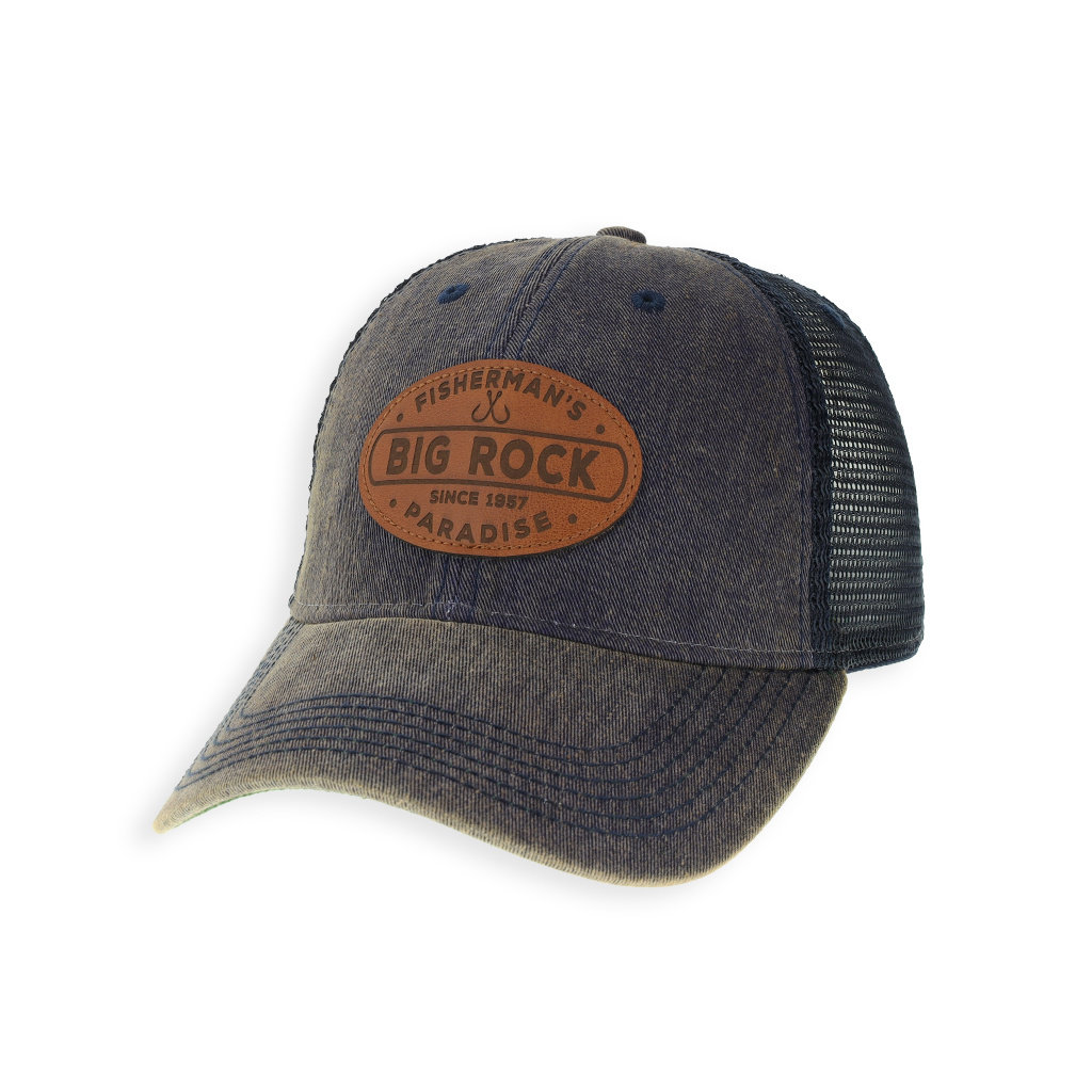 Big Rock Fisherman's Paradise Leather Patch Hat