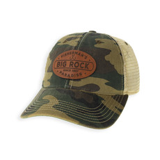 Big Rock Fisherman's Paradise Leather Patch Hat