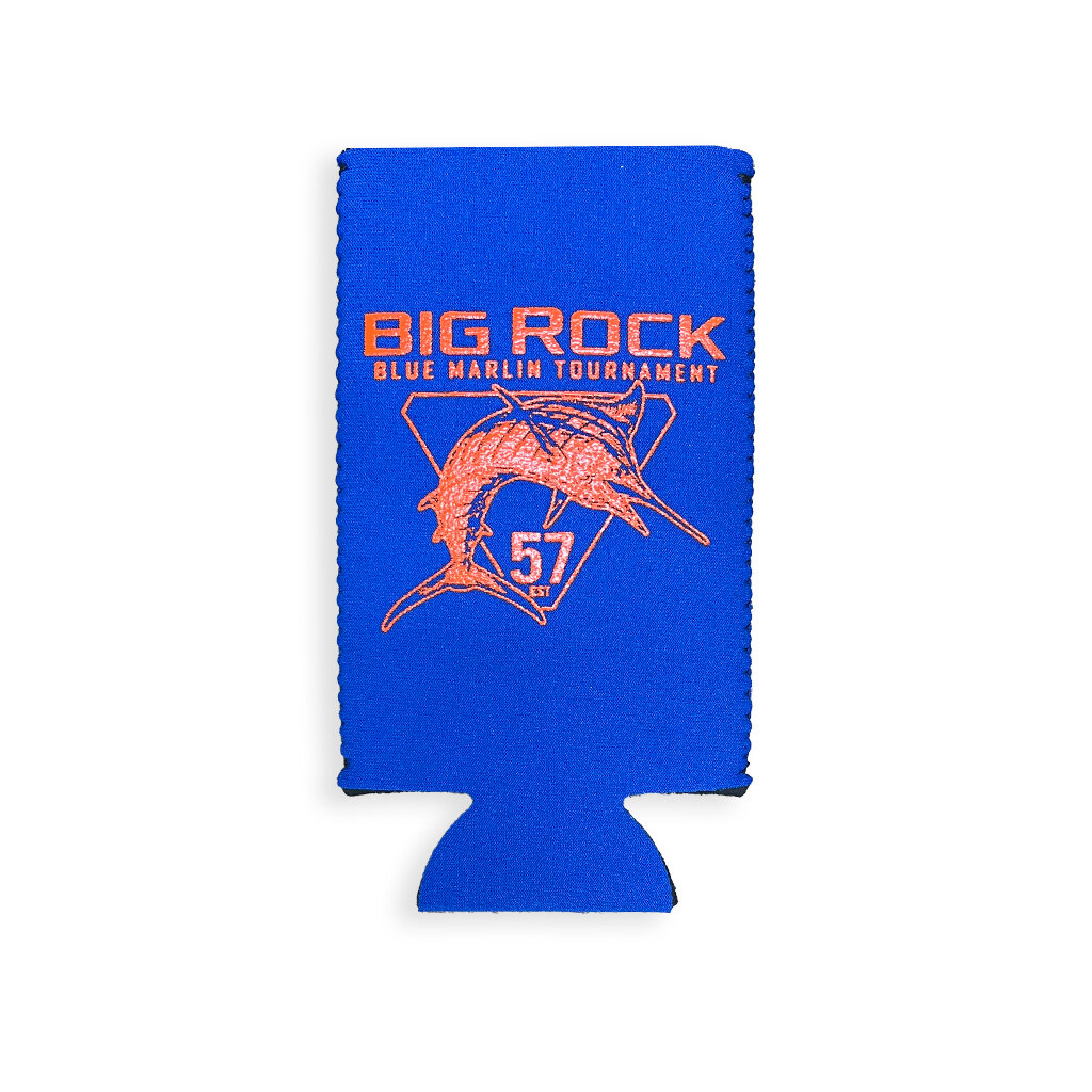 Big Rock Blue Diamond Slim Can Koozie