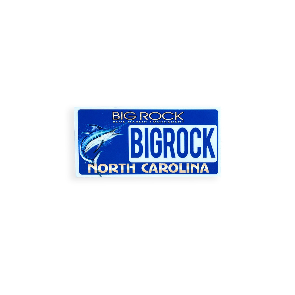 Big Rock Big Rock License Plate Sticker