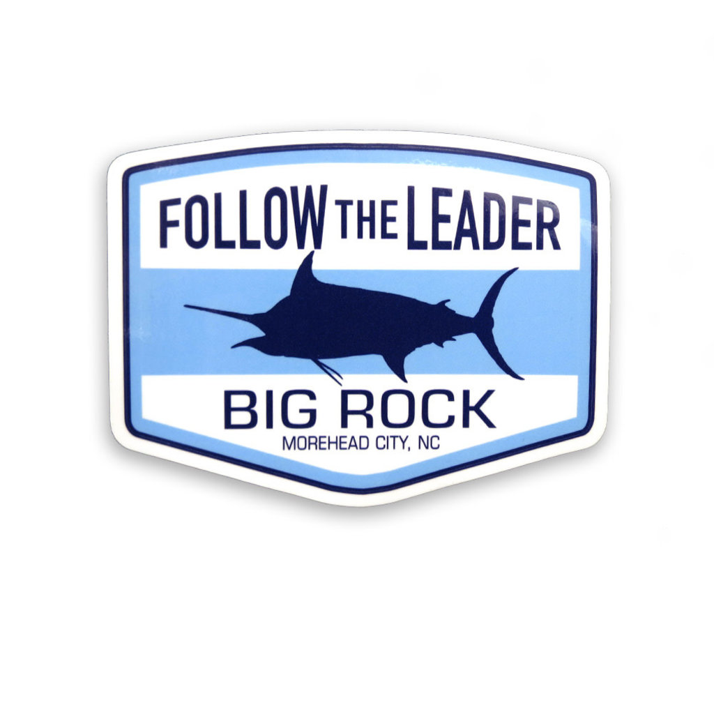 Big Rock Follow the Leader Sticker