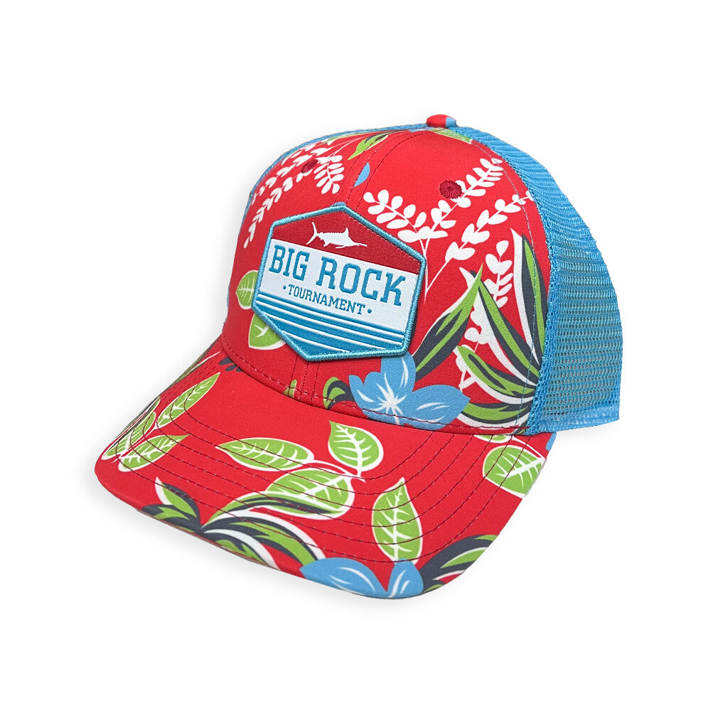 Big Rock Youth Marlin Stripe Patch Trucker