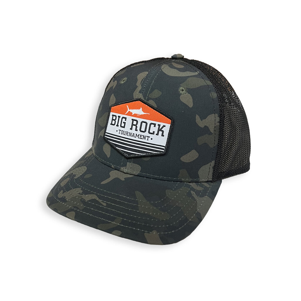 Big Rock Youth Marlin Stripe Patch Trucker