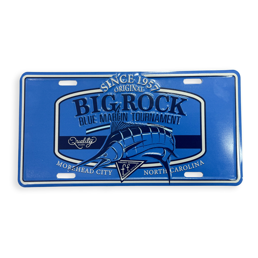 Vintage Badge License Plate - The Big Rock Store