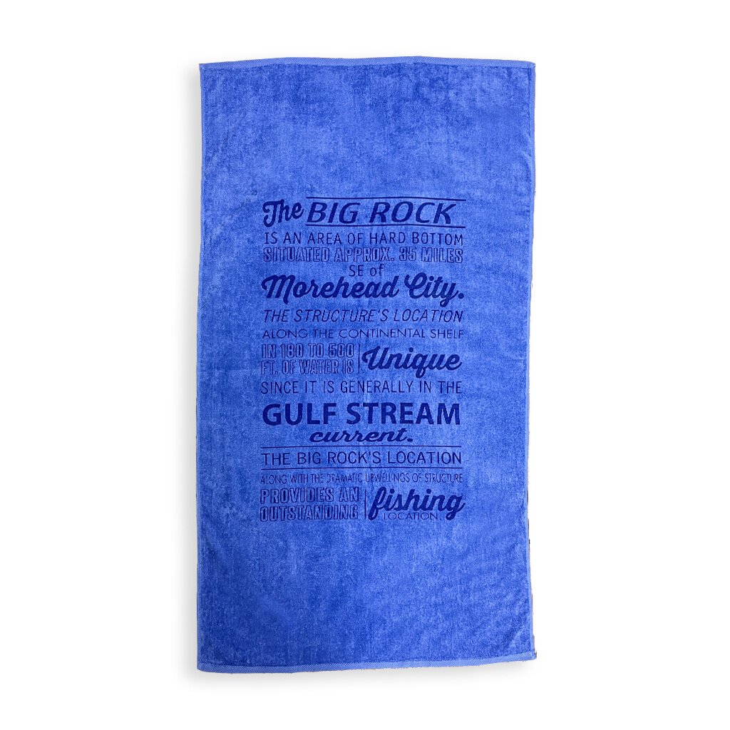 Big Rock Big Rock Summary Beach Towel