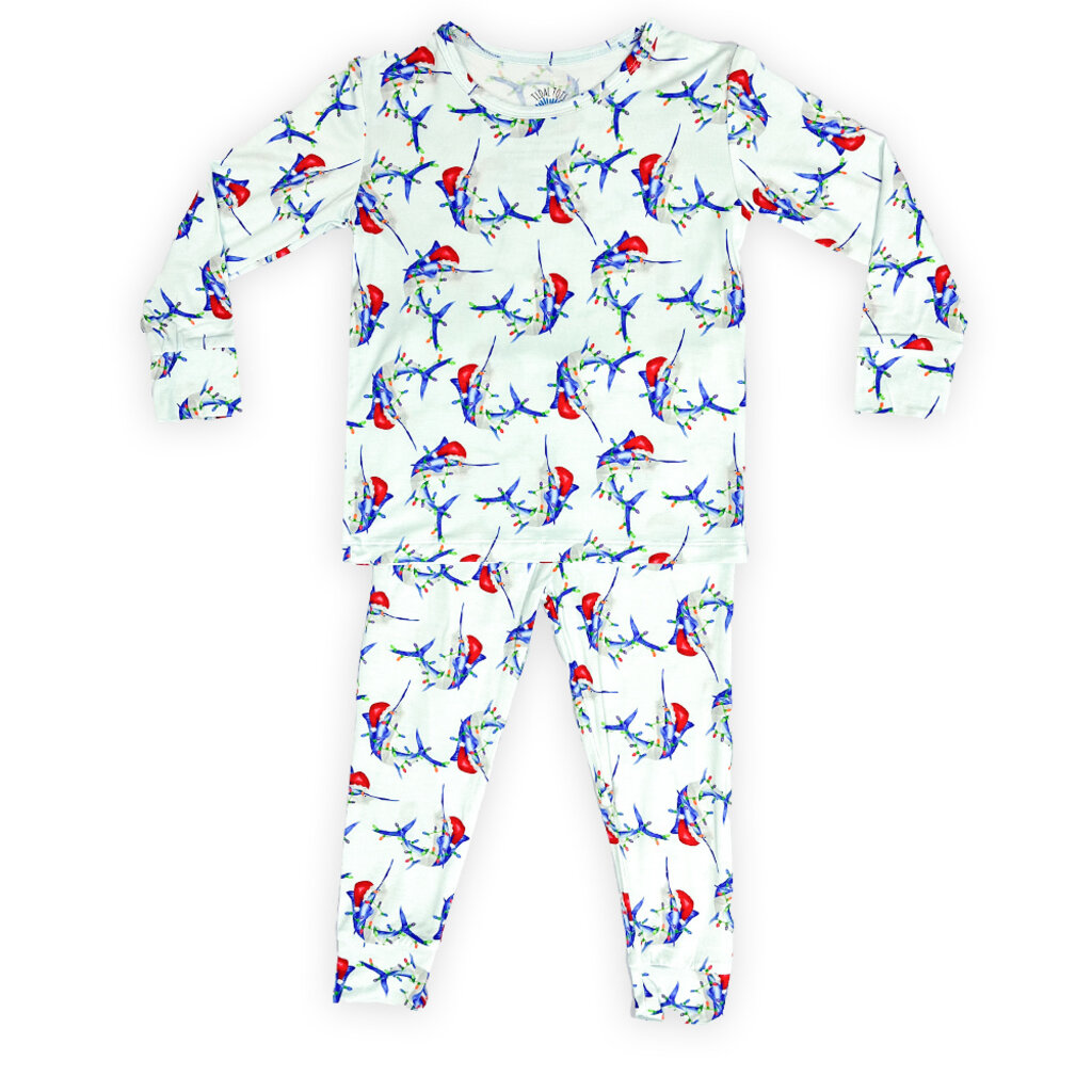 Big Rock Christmas Marlin Two Piece Pajama Set
