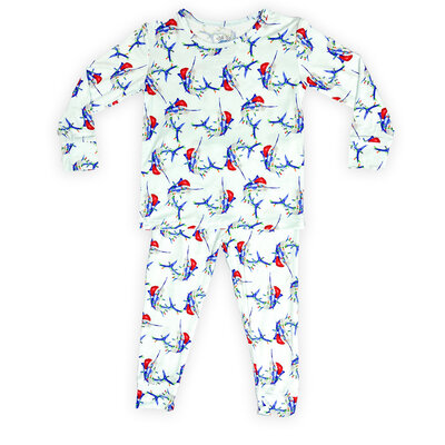 Big Rock Christmas Marlin Two Piece Pajama Set