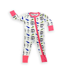 Big Rock Big Rock Infant Zippy Jammies - Pink
