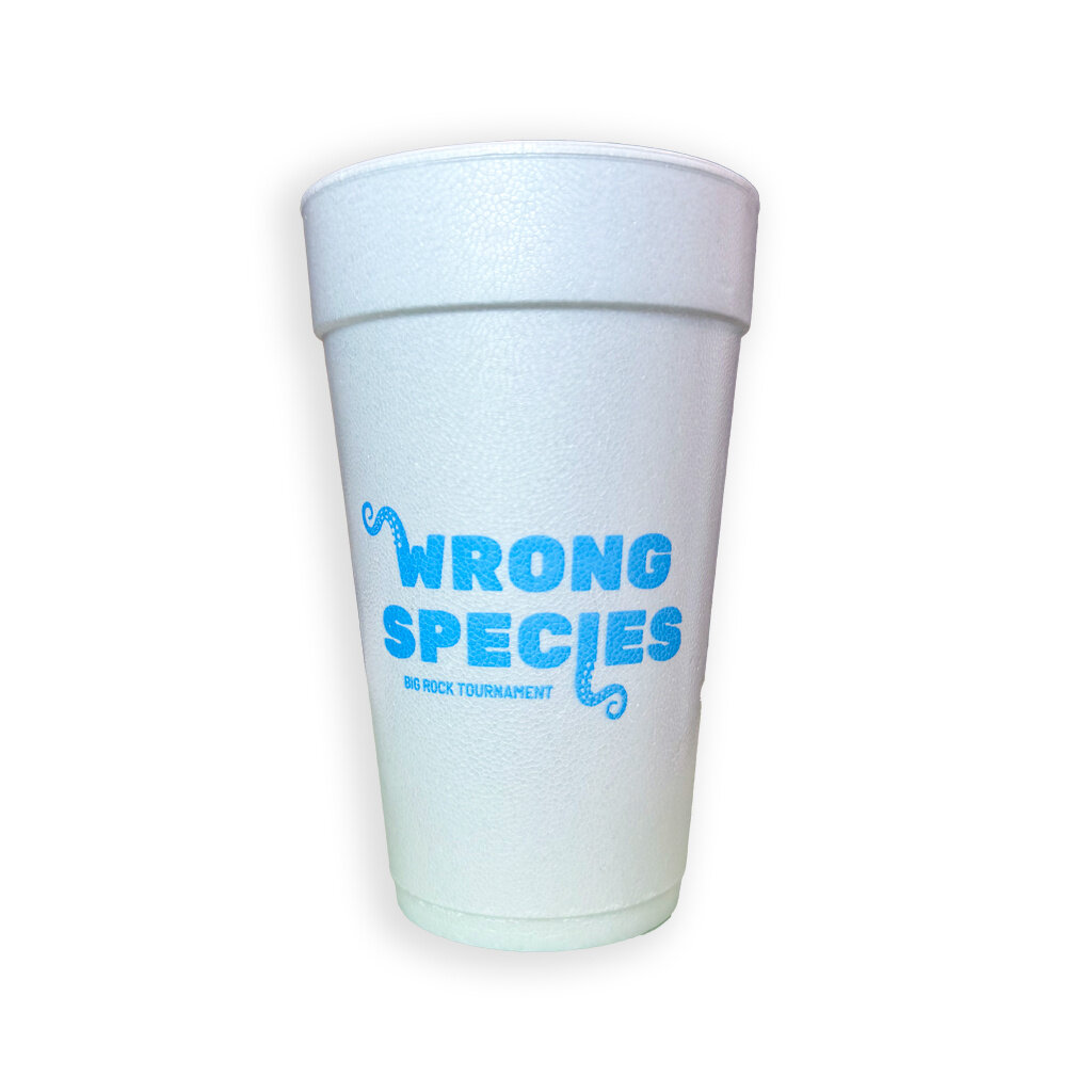 Big Rock Wrong Species Foam Cups (Sleeve of 10)