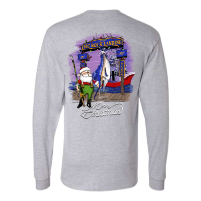 Big Rock Weigh Station Santa Long Sleeve
