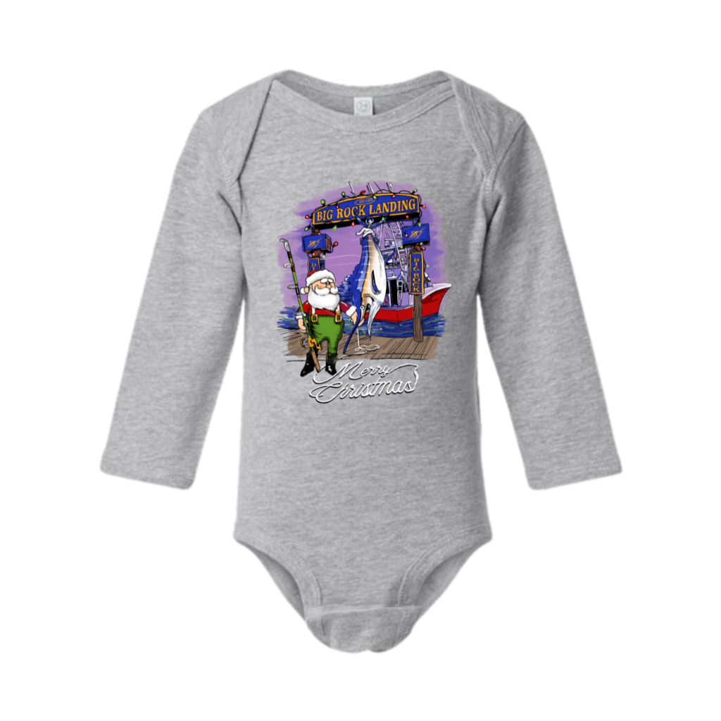Big Rock Infant Weigh Station Santa Onesie