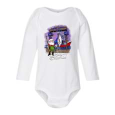 Big Rock Infant Weigh Station Santa Onesie